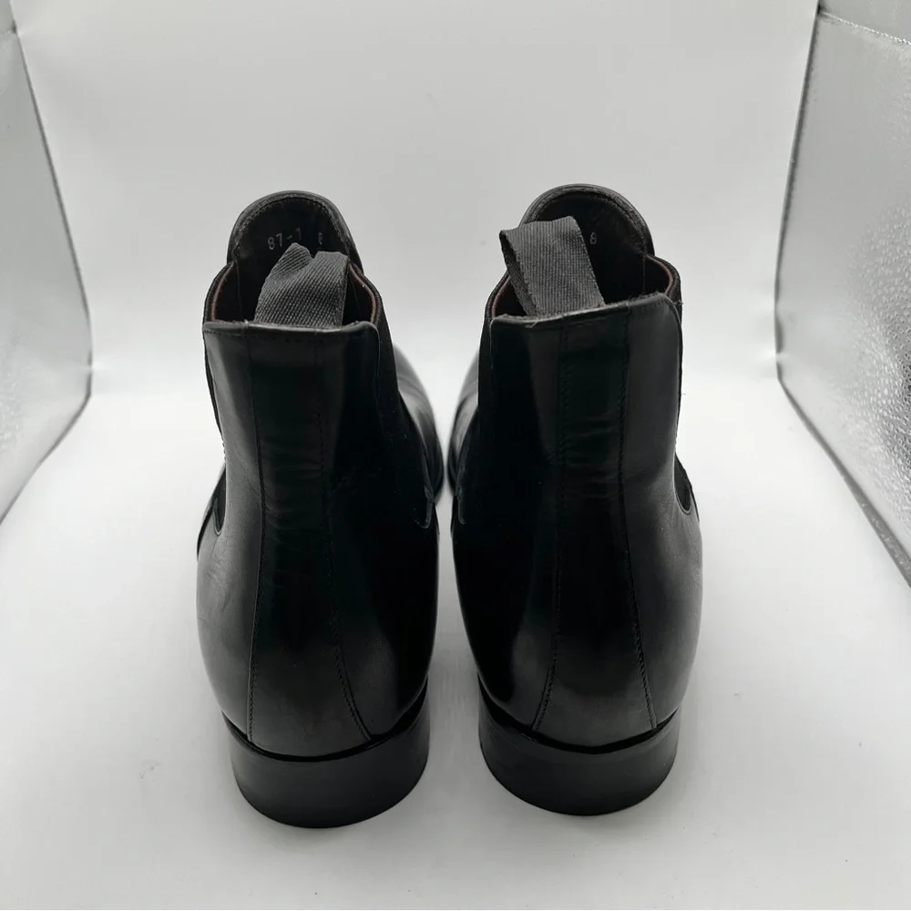 TO BOOT NEW YORK EUC Myles Chelsea Boot (Men) size 8 EUC black leather